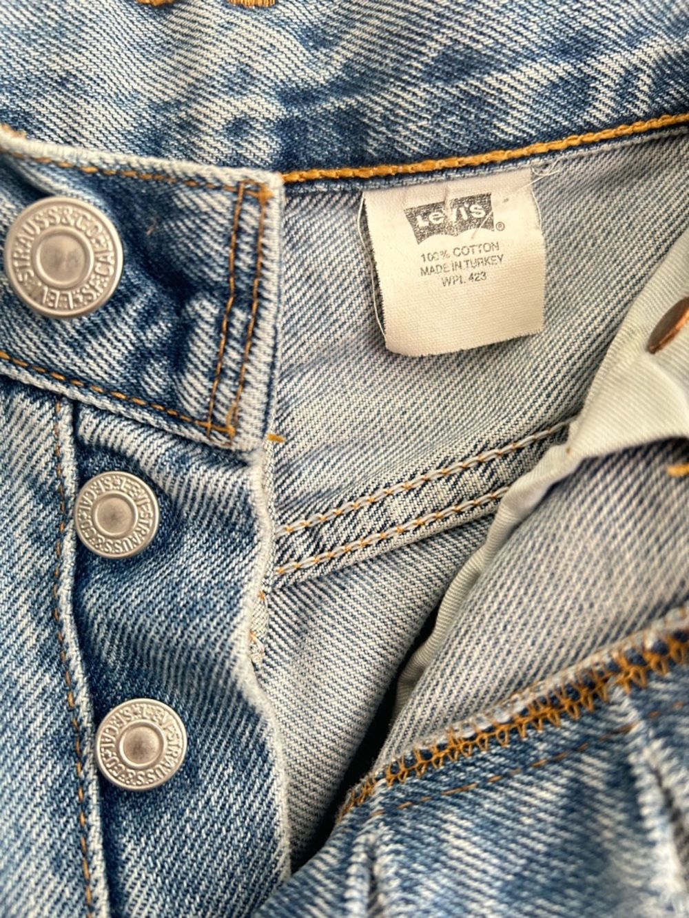 VINTAGE Levi's 501 Jeans sz 32 - Picture 6 of 10